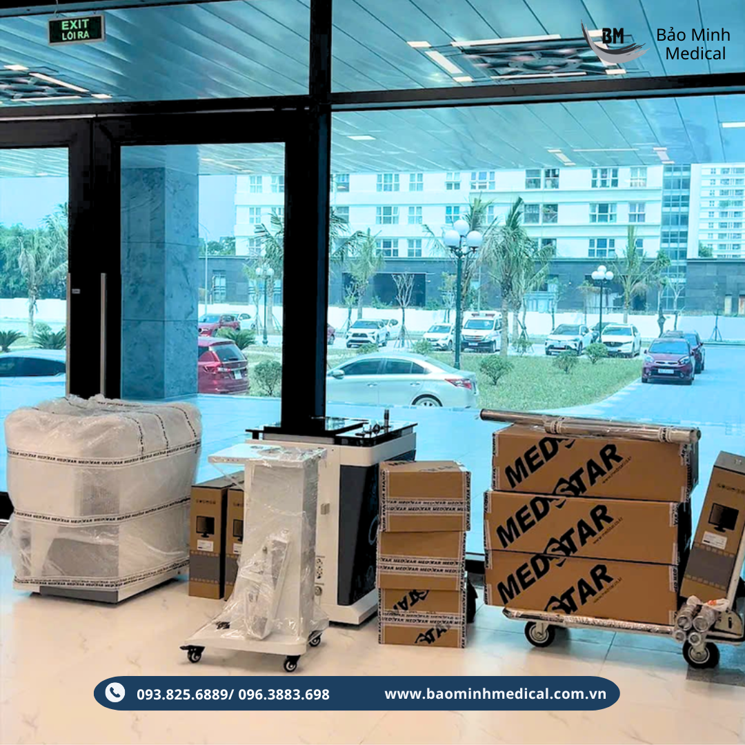 Bàn giao 3 bộ hệ thống nội soi tai mũi họng Medstar 5
