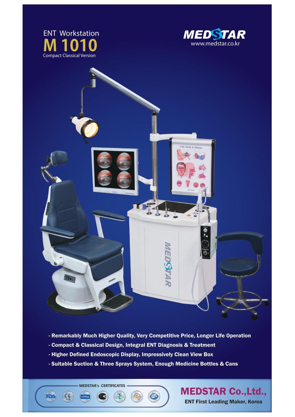 Bàn Ghế khám tai mũi họng M-1010