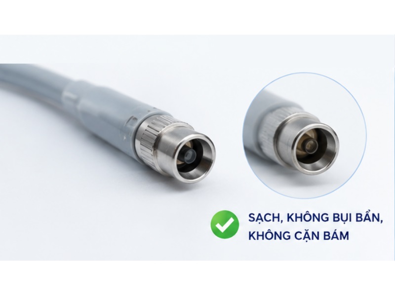 Kiểm tra bề mặt và độ đứt gãy quang học của dây dẫn sáng